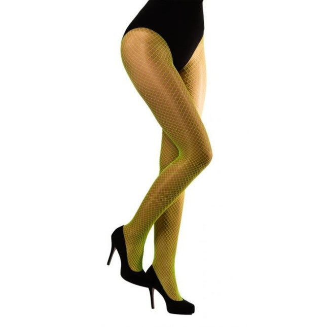 Panty Visnet Neon Groen