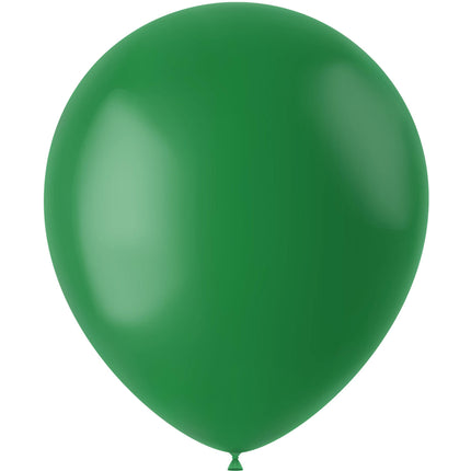 Groene Ballonnen Pine Green 33cm 10st