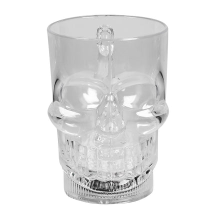 Halloween Oplichtend Glas Schedel 400ml