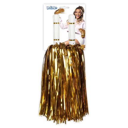 Gouden Pompons Metallic