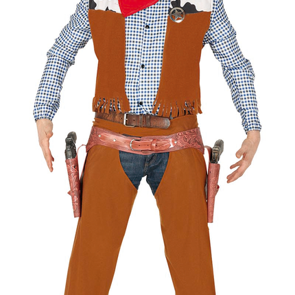 Cowboy Kostuum Bruin