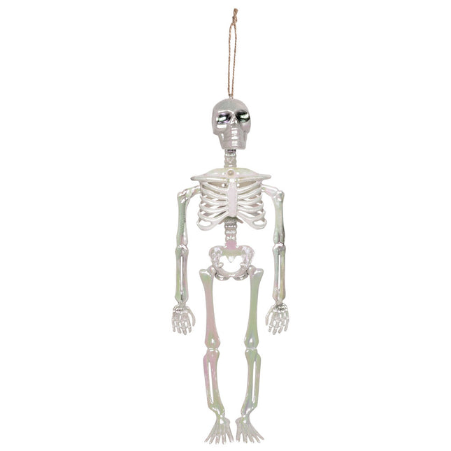 Halloween Skelet Parelmoer 32cm