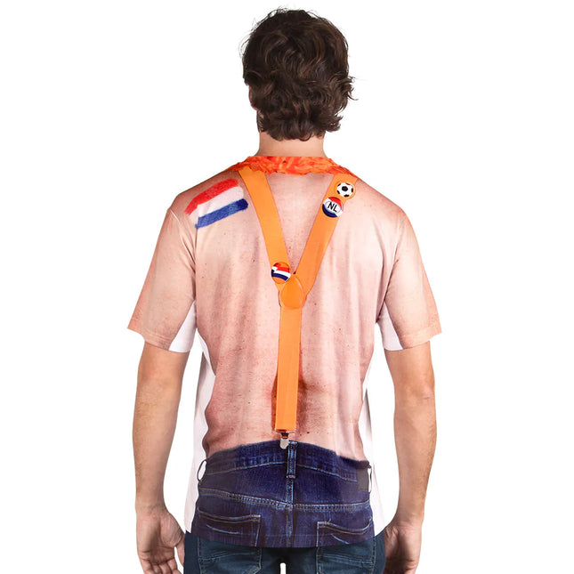 Nederland Shirt Oranje Heren M/L