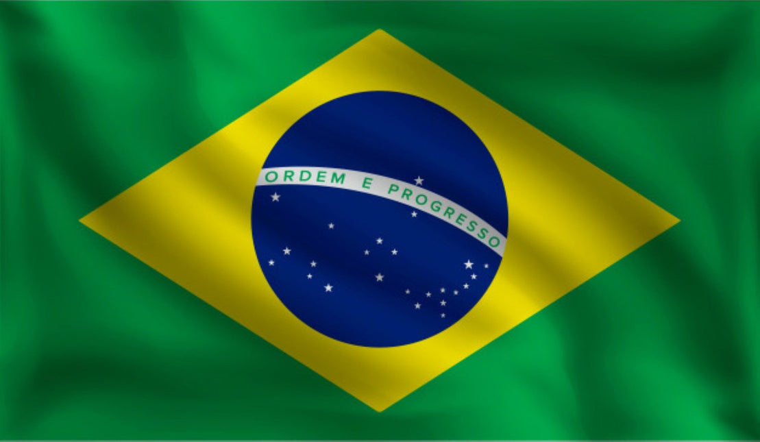 Vlag Brazilie 150cm