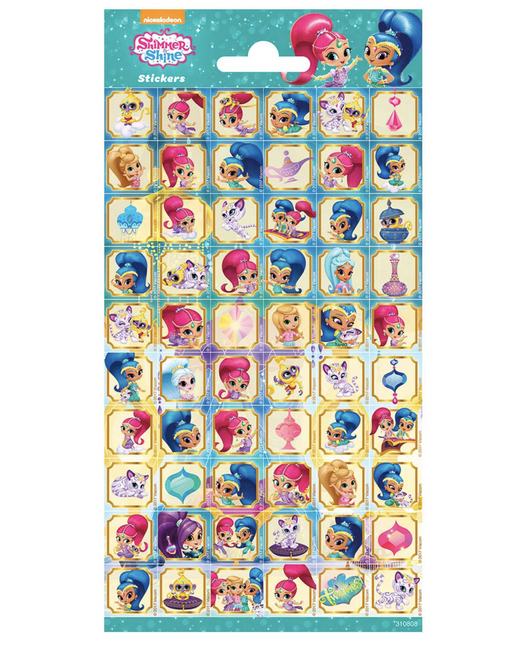 Stickervel Shimmer en Shine