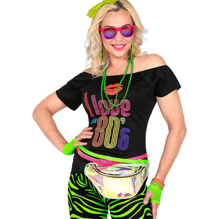 Neon 80S Accessoireset Groen 5 delig