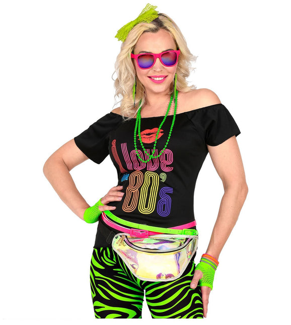 Neon 80S Accessoireset Groen 5 delig