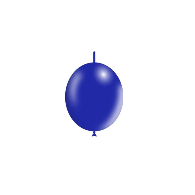 Donkerblauwe Knoopballonnen 15cm 100st