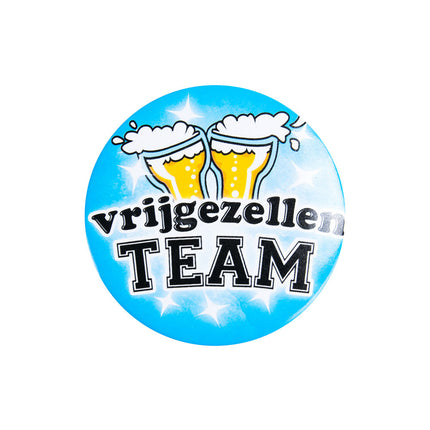 Button Vrijgezellen Team Man 5,5cm