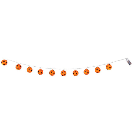 Lichtslinger LED Oranje Voetballen 1,4m