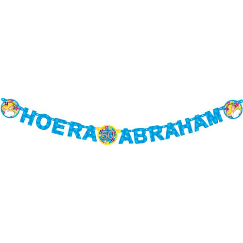 Abraham Letterslinger Blauw 1,7m