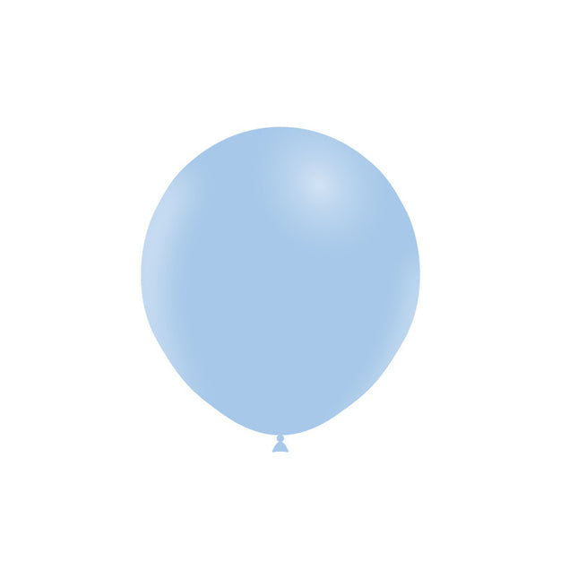 Blauwe Ballonnen Pastel 45cm 25st