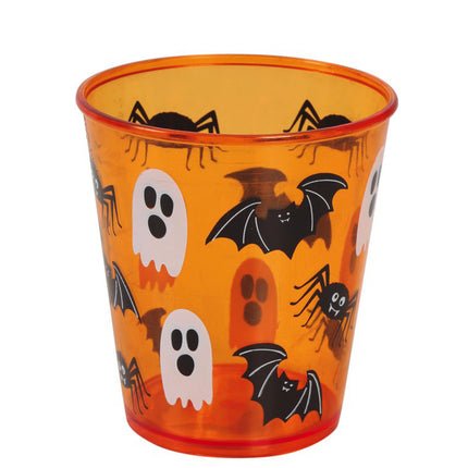 Halloween Glas Oranje 10cm