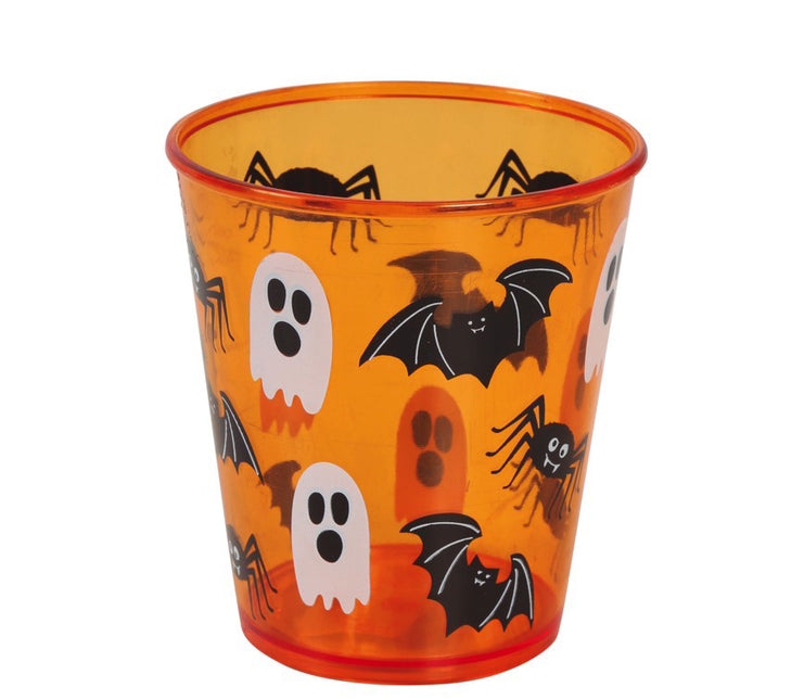 Halloween Glas Oranje 10cm