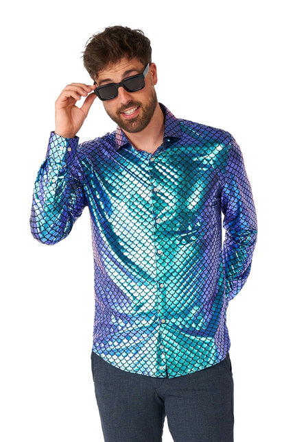 Zeemeermin Disco Overhemd Heren OppoSuits