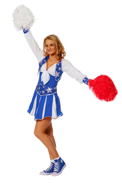 Cheerleader Pakje Blauw Dames