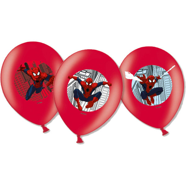 Spiderman Ballonnen Versiering 28cm 6st