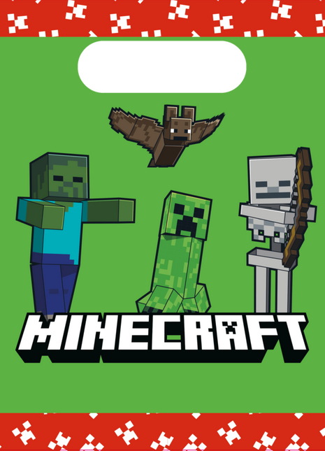 Minecraft Uitdeelzakjes 4st