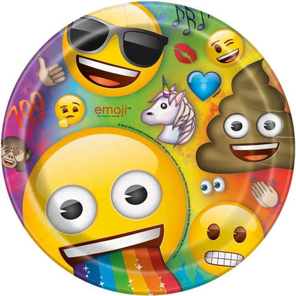 Emoji Borden Fun 23cm 8st