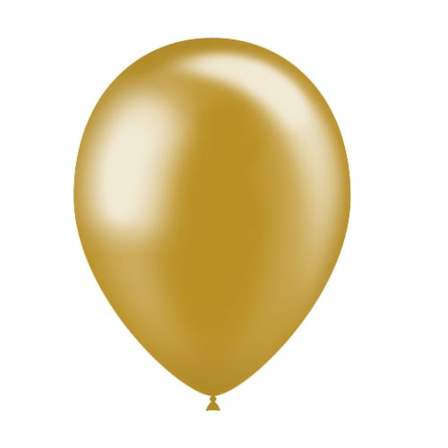 Gouden Ballonnen Metallic 25cm 10st