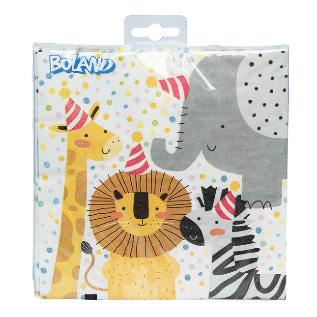 Servetten Safari Papier 33cm