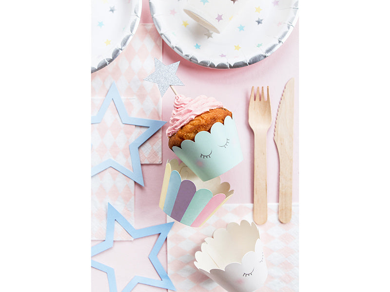 Unicorn Cupcake Vormpjes 6st