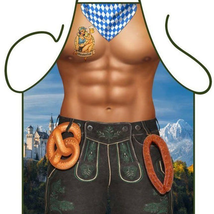 Oktberfest Keukenschort Lederhose