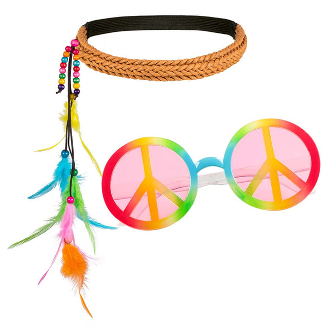 Hippie Kostuum Set 2 delig