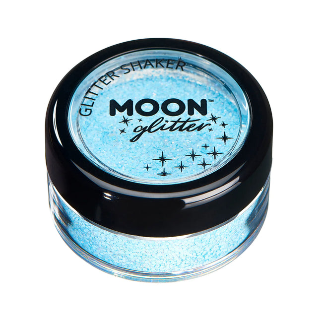 Moon Glitter Pastel Glitter Shakers Baby Blue 5g