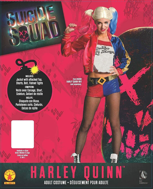 Harley Quinn Kostuum 4 delig