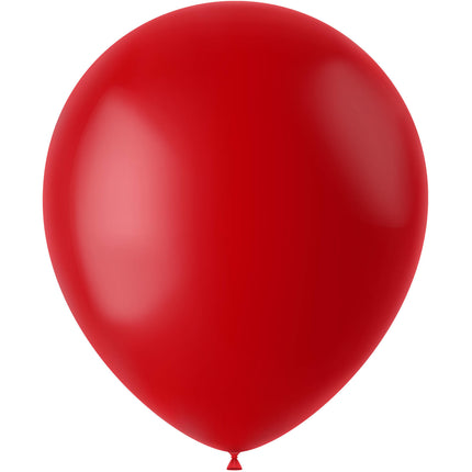 Rode Ballonnen Ruby Red 33cm 100st