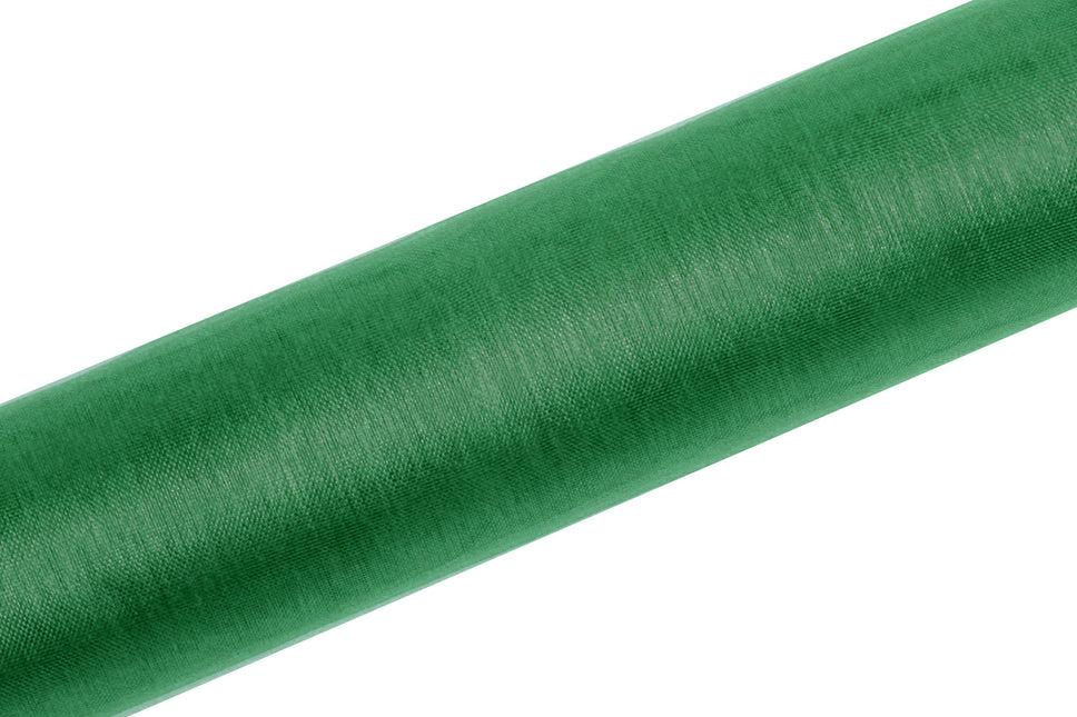 Groene Organza Stof 16cm 9m