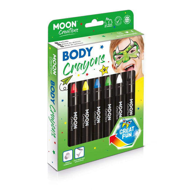 Moon Creations Body Crayons Lime Green 3.2g