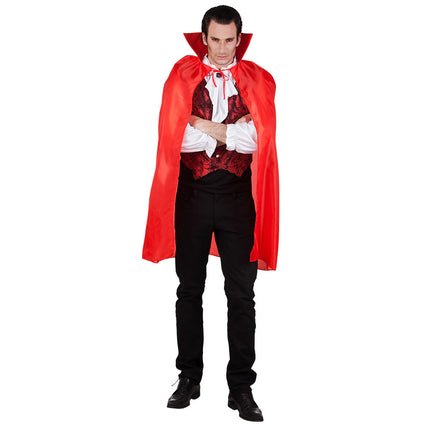 Halloween Cape Rood 1,2m