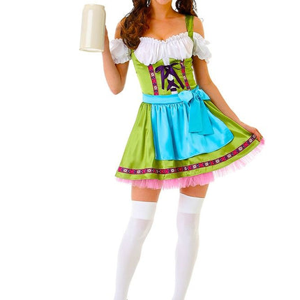 Dirndl Jurk Oktoberfest Gekleurd