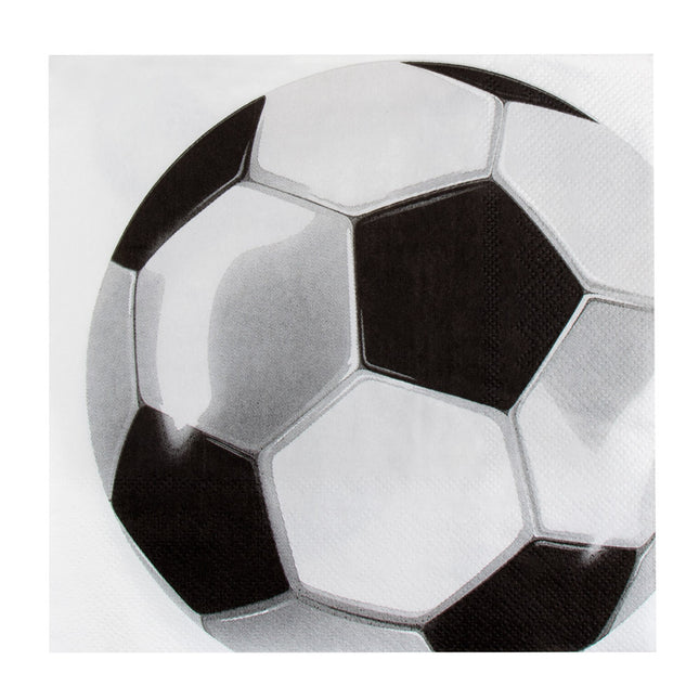 Servetten Voetbal Papier 33cm