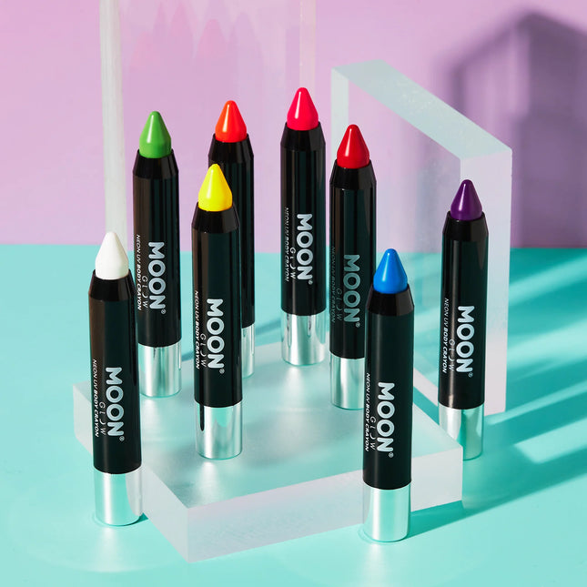 Moon Glow Pastel Neon UV Body Crayons Pastel Coral 3.2g