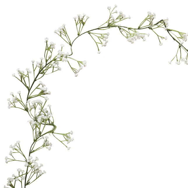 Witte Bloemen Slinger Gypsophilla 1,8m