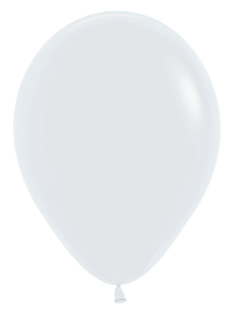 Ballonnen White 30cm 12st