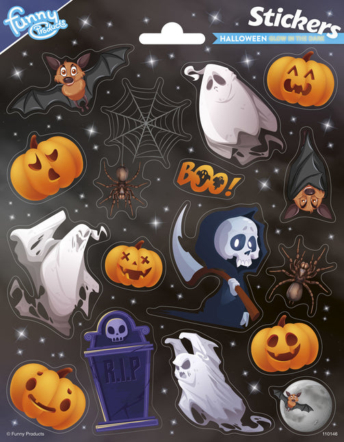 Halloween Stickers Glow In The Dark