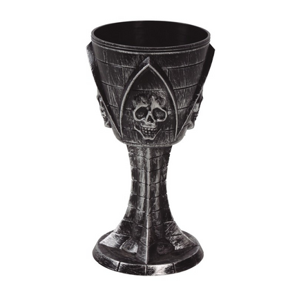 Halloween Glas Schedel 19cm