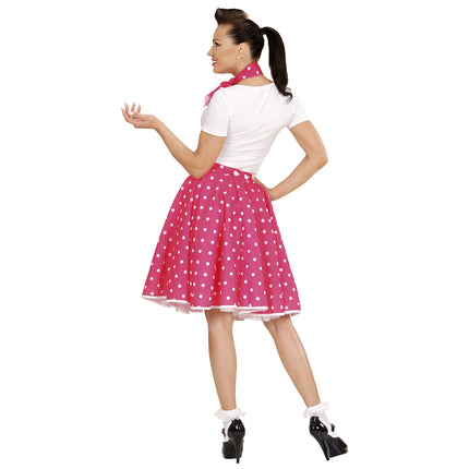 Rock N Roll 50S Verkleedset Roze 2 delig