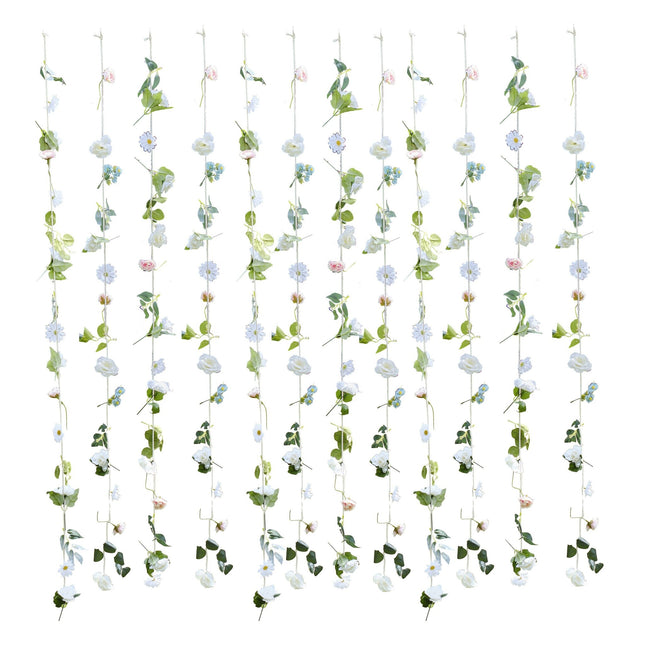 Hangdecoratie Bloemen 1,8m 12st