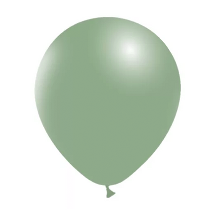 Groene Ballonnen Vintage 30cm 10st