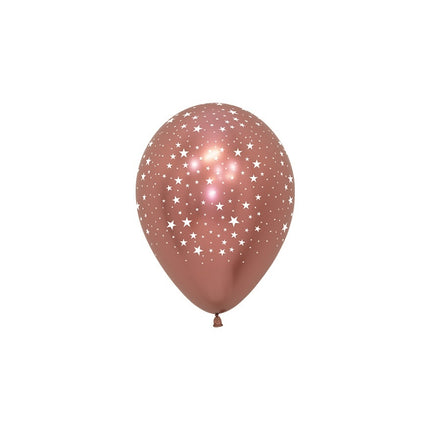 Ballonnen Stars Reflex Mix 12cm 50st