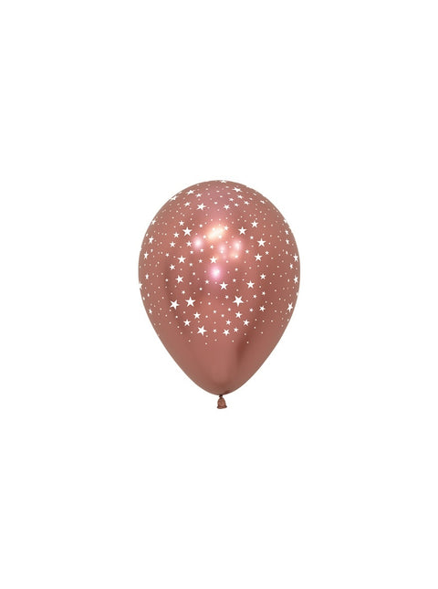 Ballonnen Stars Reflex Mix 12cm 50st