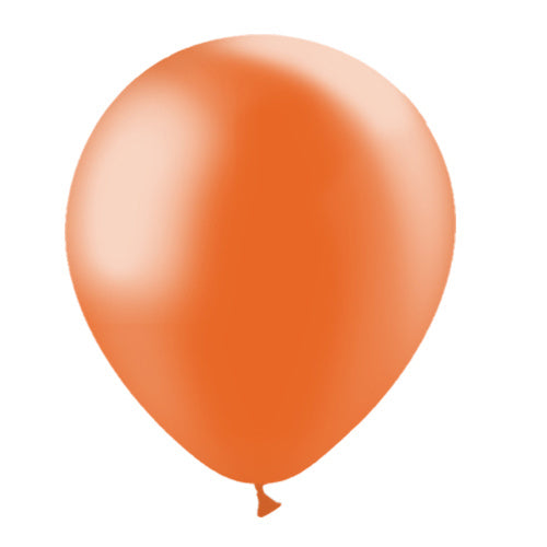 Oranje Ballonnen Metallic 30cm 10st