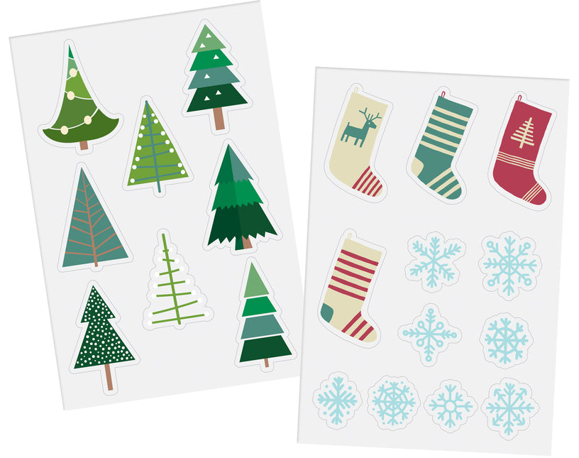 Kerst Raamsticker 20st