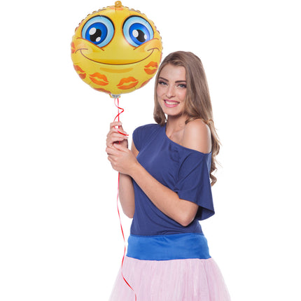 Helium Ballon Kusjes 43cm leeg