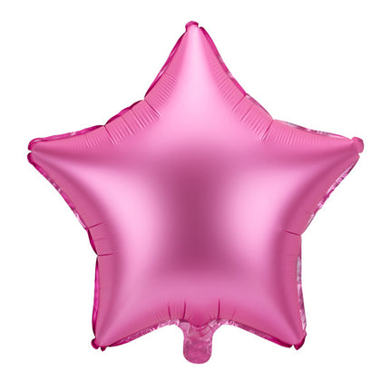 Helium Ballon Ster Roze Leeg 48cm